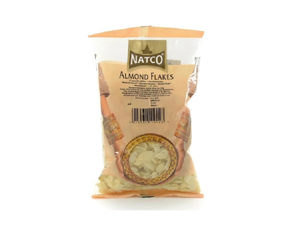 Natco Almonds Flakes 1kg x 6 - Ny Ankomst 13.04