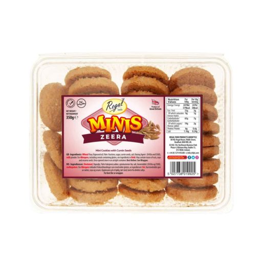 Regal Cookies Minis Zeera 350g x 6 - Ny Ankomst 27.07.24