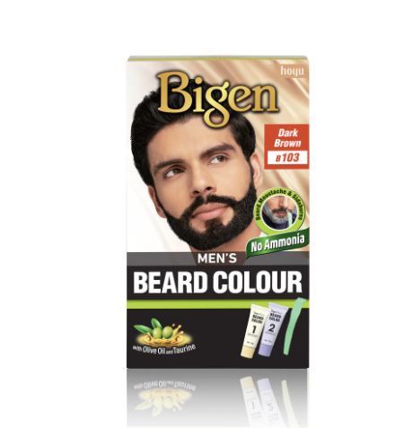 Bigen Men Beard Color (Nat.Black) - B101 x 3 - Ny Ankomst 07.05.25