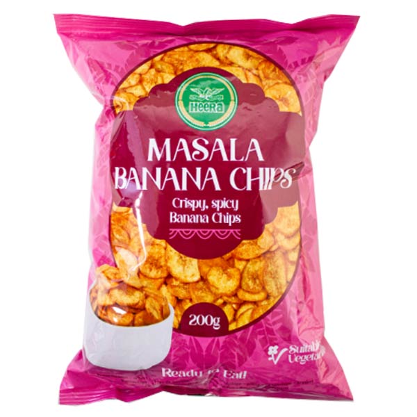 Heera Banana Chips Masala 200g x 10 - Nyhet! Ankomst 10.05.24