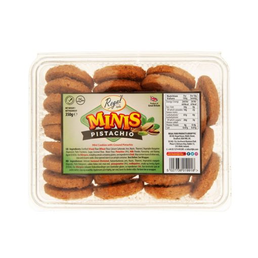 Regal Cookies Minis Pista 350g x 6 - Ny Ankomst 27.07.24