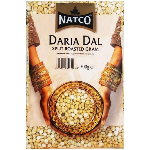 Natco Daria Dal Split Roasted Gram 700g x 6 - Ny Ankomst 27.05