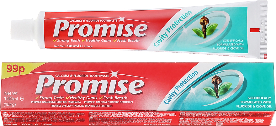 Dabur Promise Toothpaste 100ml x 6 - Ny Ankommet 22.05.24