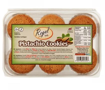Regal Cookies Minis Pista 350g x 6 - Nyhet 16.10