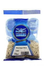 Heera White Pepper Whole 100g x 20 - Ny Ankomst 22.11.24