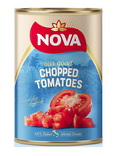 Nova Tomater Chopped 2.5kg x 6 - Ny Ankomst 14.07.25