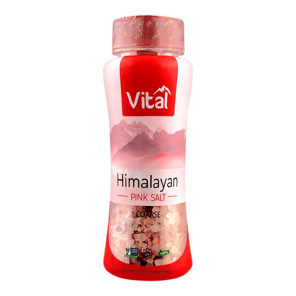 Vital Himalayan Pink Salt - Coarse (Bottle) 500g x 20 - Nyhet 14.06.24