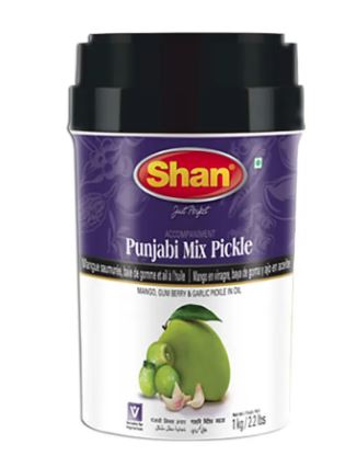 Shan Punjabi Mix Pickle 1kg x 6 - Nyhet 18.06.24