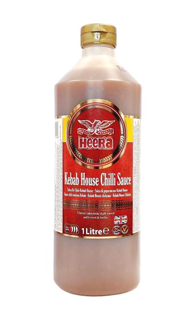 Heera Kebab House Chilli Sauce 1L x 10 - Tilbud