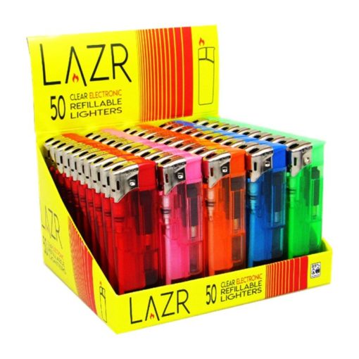 Lighter LAZR Flint Disposible 50stk - Ny Ankomst 10.07.24