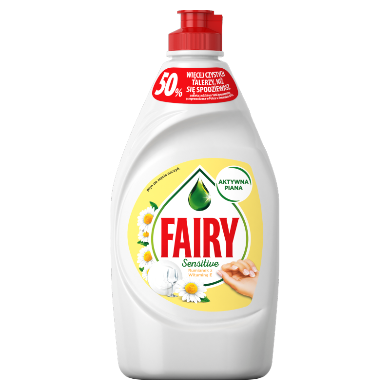 Fairy liquid Sensitive Camomile & Vit. E 450ml x 21 - Ny Ankomst 09.07.24 - Knall Tilbud