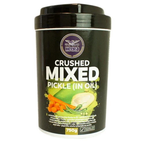 Heera Crushed Mixed Pickle 750g x 6 - Ny Ankomst 24.07.24