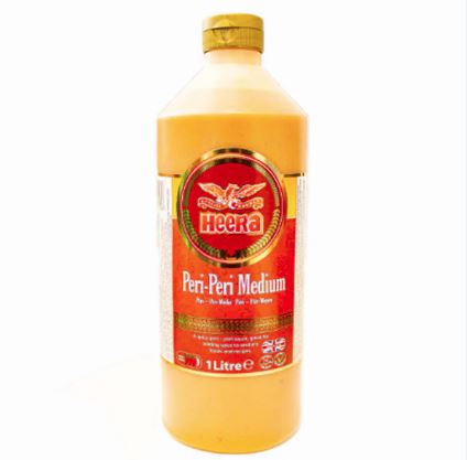 Heera Peri Peri Medium Sauce 1L x 10 - Tilbud 12-17 August