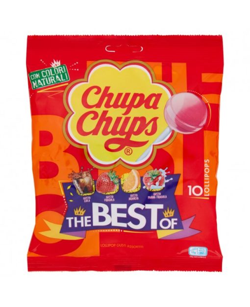 Chupa Chups Lollipop Bags 10stk x 12 (Tray) - Ny Ankomst  20.08.24