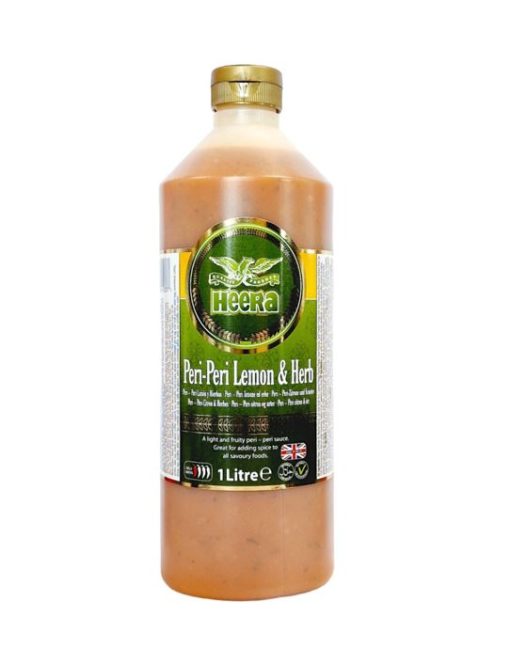 Heera Peri Peri Lemon & Herbs Sauce 1L x 10 - Kampanje Tilbud Ut 09.24