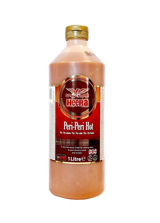 Heera Peri Peri Hot Sauce 1L x 10 - Kampanje Tilbud Ut 09.24