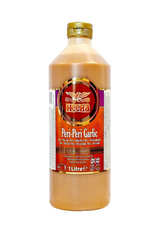 Heera Peri Peri Garlic Sauce 1L x 10 - Kampanje Tilbud Ut 09.24