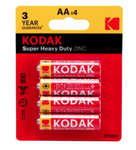 Kodak Batteri AA 4stk x 20 - Ny Ankomst 20.08.24