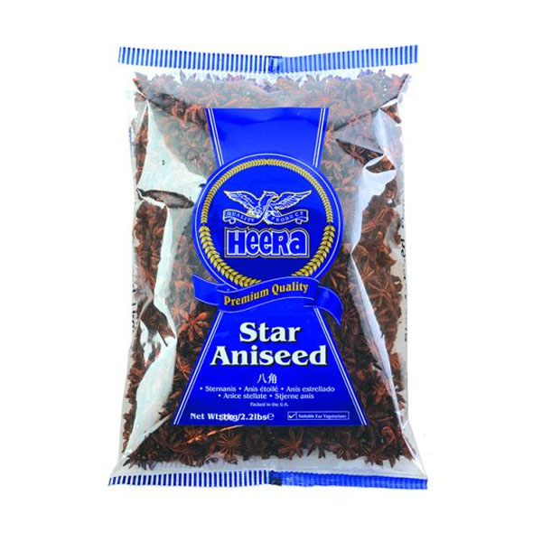 Heera Star Aniseed Whole 500g x 6  - Ny Ankomst 10.10.24
