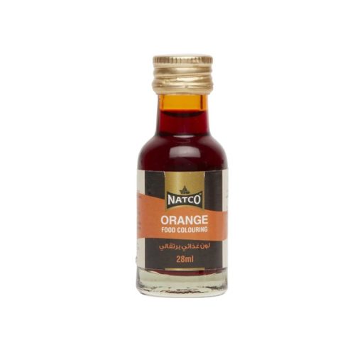 Natco Food Colour Orange Liquid 28ml x 12 - Ny Ankomst 12.09.24