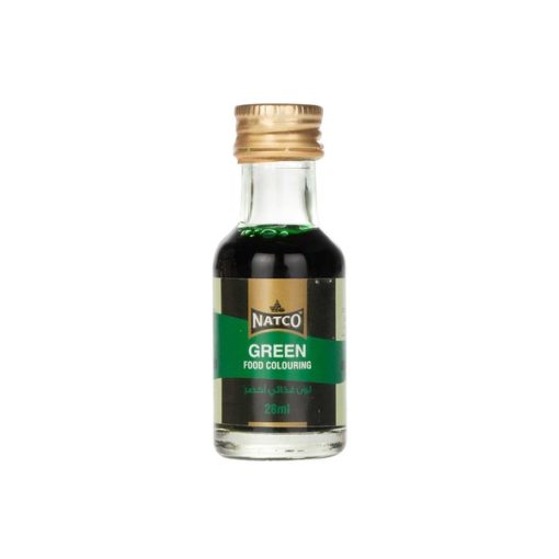 Natco Food Colour Green Liquid 28ml x 12 - Ny Ankomst 12.09.24