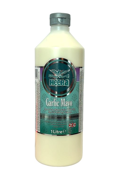 Heera Garlic Mayonnaise 1L x 10 - Ny Ankomst 09.09 - Tilbud