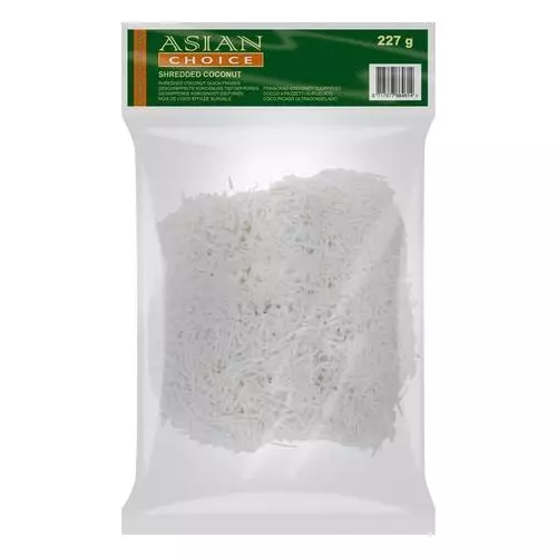 Asian Choice Coconut Shredded (Frozen) 227g x 24 - Lavpris !