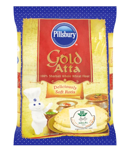 Pillsbury Gold Atta 5kg x 4!Ny Pris