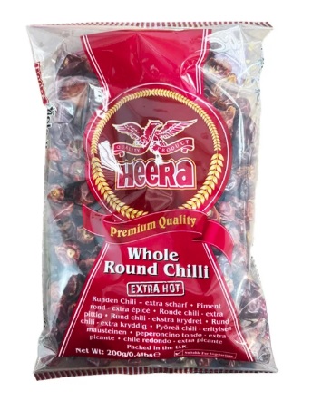 Heera Chilli Whole Round Extra Hot 50g x 20