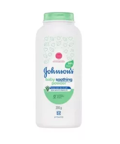 Johnsons Baby Powder Aloe Vera 200g x 6 - (Etikett) - Ny Ankomst 11.12.24