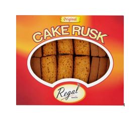 Regal Cake Rusk Original (Large) 22pcs (ca. 455g) x 10 - Ny Ankomst 30.01.25 - Lavpris!