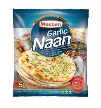 Mezban Garlic Nan 5stk x 24 - Ny Ankomst 24.02.25