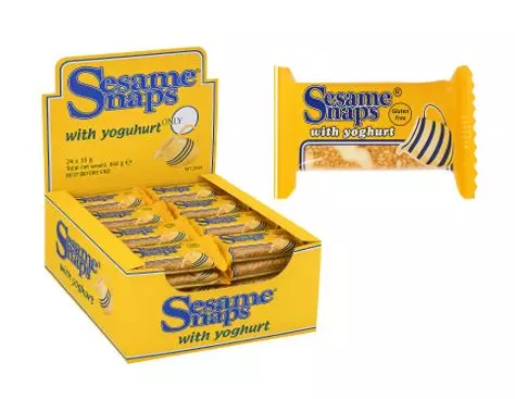 Sesame Snaps Yoghurt 30g x 24 - Ny Ankomst 13.11.25 (Etikett)