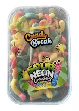 Candy Break Sour Neon Worms 227g x 6