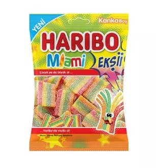 Haribo Eksi Miami 70g x 24 - Ny Ankomst 05.05.25
