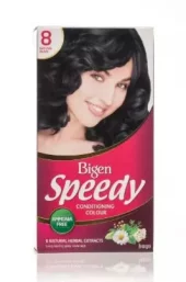 Bigen Womens´s Speedy Conditioning Color #8 (Natural Black) x 3