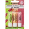 Derma V10 Trio Lip Balms 3Pk x 12- Ny Ankomst 31.05.25