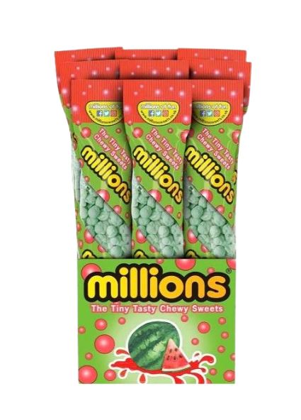 Millions Tubes Watermelon x 12 - Ny Ankomst 02.05.25