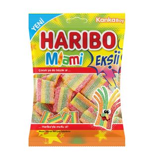 Haribo Eksi Miami 70g x 24 - Ny Ankomst 05.05.25