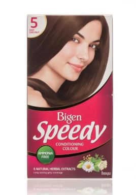 Bigen Womens´s Speedy Conditioning Color (Deep Chestnut) # 5 x 3 - Ny Ankomst 07.05.25