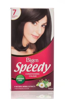 Bigen Womens´s Speedy Conditioning Color #7 (Brownish Black) x 3 - Ny Ankomst 07.05.25