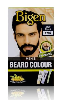Bigen Men´s Beard Color (Real Black) - B100 x 3 - Ny Ankomst 07.05.25