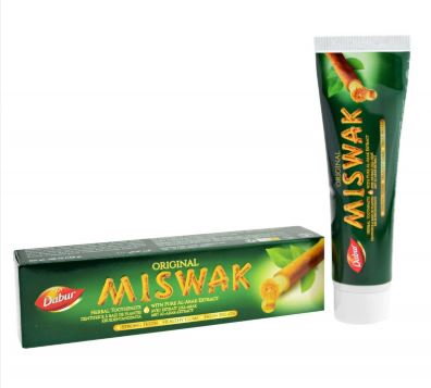 Dabur Toothpaste Miswak 100ml x 6 - Ny Ankomst 02.05.25