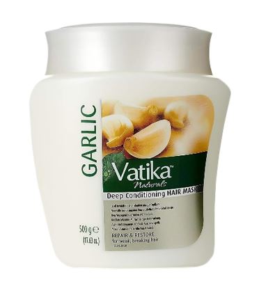 Vatika Hair Mask Garlic 500ml x 3 - Ny Ankomst 02.05.25