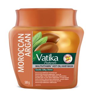 Vatika Hair Mask Argan 500ml x 3 - Ny Ankomst 02.05.25