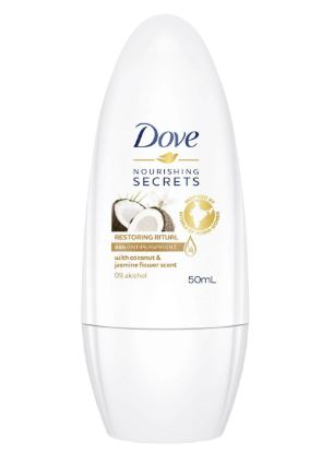 Dove Roll On Coconut Scent (Women) 50ml x 6 - Ny Ankomst 03.05.25