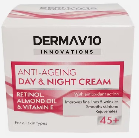 Derma V10 Day & Night Retinol 50ml x 6 - Ny Ankomst 13.06.25