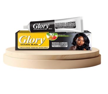Glory Hair Color Shinee Creme Natural Black 28ml x 3 - Ny Ankomst 04.06.25