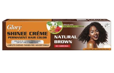 Glory Hair Color Shinee Creme Natural Brown 28ml x 3 - Ny Ankomst 04.06.25