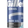 Gillette Shaving Gel Cleansing Charcoal 200ml x 6 - Ny Ankomst 05.06.25